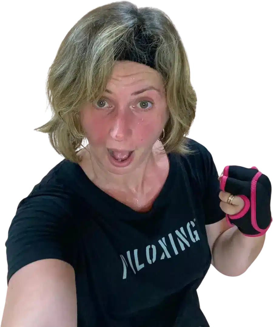 Céline Dumercq en tenue de Piloxing à Peyrehorade